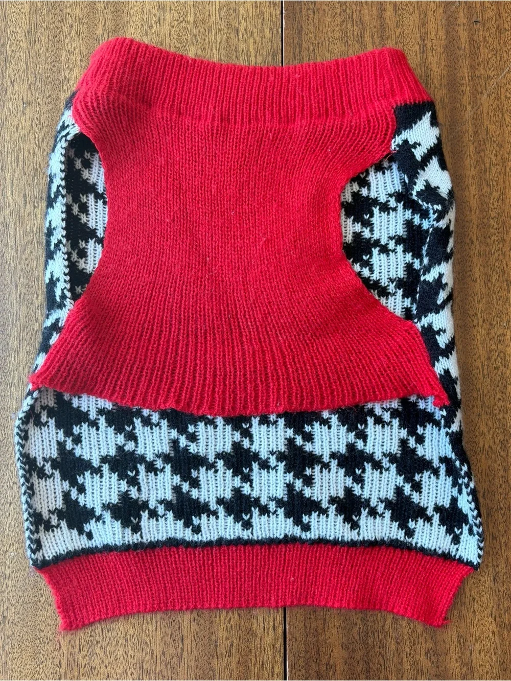 Worthy Dog houndstooth sweater - Small